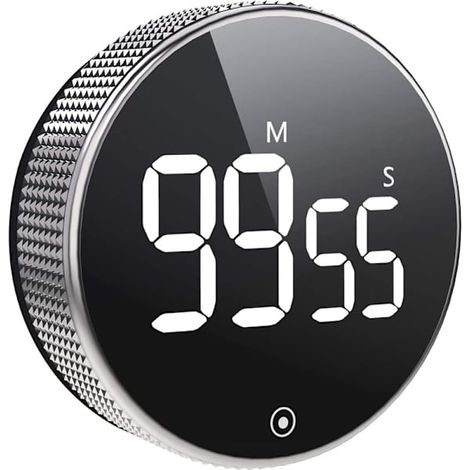 Minuteur numérique magnétique avec affichage LED - Minuteur de cuisine / Minuteur à œufs (1/5)