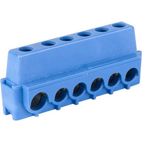 Bornier neutre pour coffret Gale'o - 6 connexions