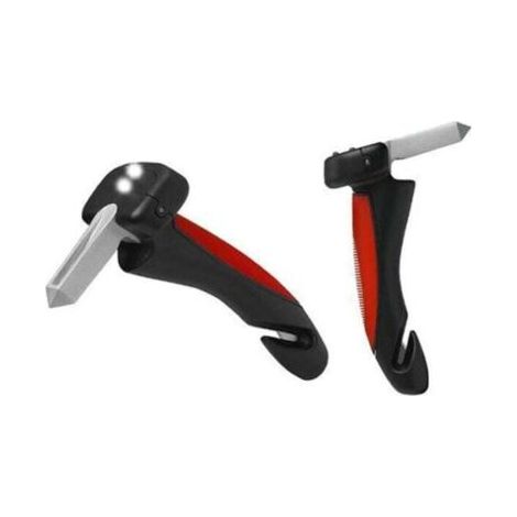 Poignée de voiture. sécurité. évacuation. urgence. marteau brise-vitre. aide à la station debout automobile. aide à la sortie de secours. poignée de support portable avec lumière LED (1/4)