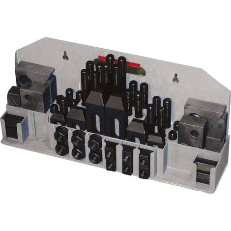 HOLZMANN Assortiment de 52 pcs de serrage 14 mm M12 pour tour métaux (1/4)