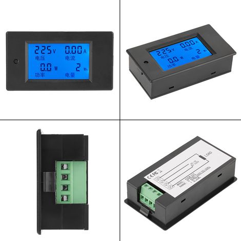 PEACEFAIR PZEM-021 Digitales LCD-Display für Wechselspannung, Stromstärke und Energiemessung, 20 A, AC 80–260 V (1/5)