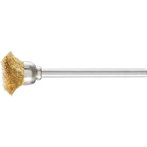 Mini spazzola a tazza TBU 1503/3 MES 0.10 D15xl3xL5 mm ottone PFERD (confezione da 10)