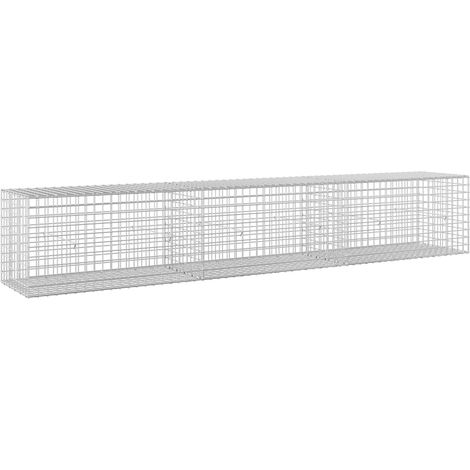 vidaXL Gabion with 5 mm Wire and 5x5 cm Mesh 300x50x50 cm (1/5)