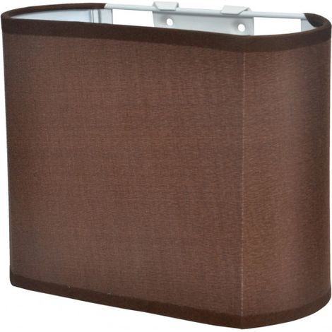 Applique en tissu couleur chocolat