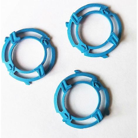 Support de lame fixe pour rasoirs Philips S5000 et S6000, anneau de fixation en plastique bleu, 3 pièces