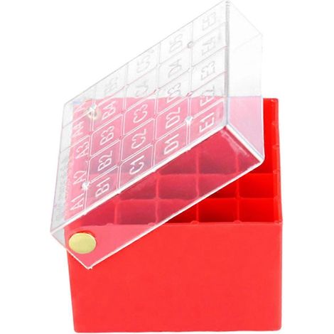 Gefrierröhrenbox, Gefrierproben-Röhrenbox, rot (1/5)