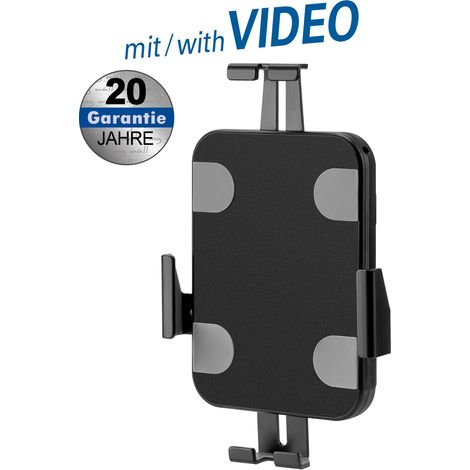 Bracket for tablets with anti-theft protection for most 7,9“ - 11“ (20 - 28 cm) tablets, loads up to: 1 kg, screen rotation: 360° (1/5)