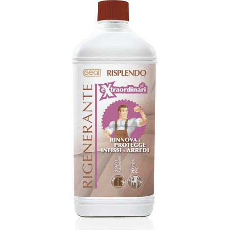 GEAL RISPLENDO. Protettivo rigenerante. Rinnova tutti i materiali opacizzati. 500ML
