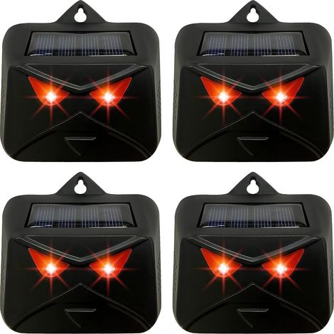 repellenti a LED rossi lampeggianti allontanano procioni, cervi, puzzole, gatti e coyote (1/5)