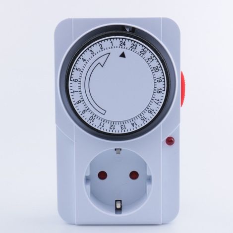Prise temporisée mécanique avec interrupteur temporisé -3680W-AC230V
