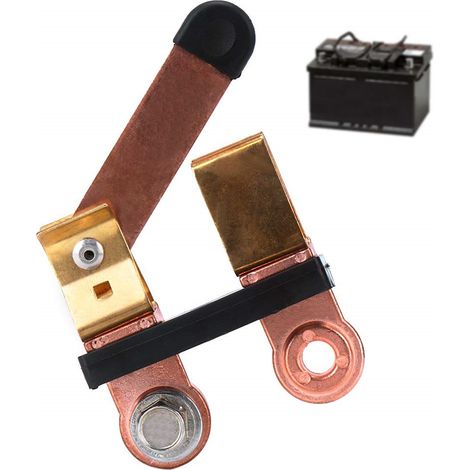 YD265 Side-opening brass battery switch, waterproof knife-shaped automotive power cut-off switch, automotive power switch--DTEKGAZ