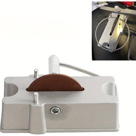 Manuelle Kolbenringfeile mit 120er Hartmetall-Schleifscheibe, Werkzeug zur Einstellung des Kolbenringspiels für Ersatzteile Nr. 66785/66786 – Robustes Aluminium