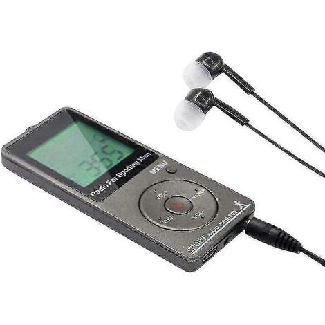 Radio portable AM/FM Walkman avec tuner numérique et alimentation rechargeable (1/5)
