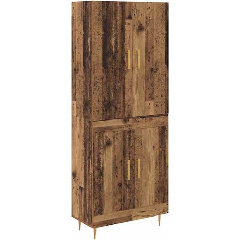 Maison Exclusive - Credenza Legno vecchio 69,5 x 34 x 180 cm Legno multistrato