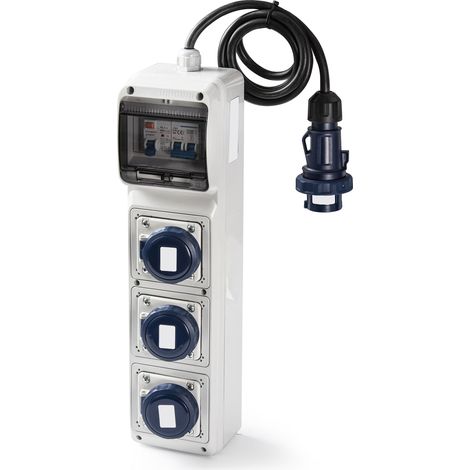 Connecteur industriel RS PRO, 2P+E, 16A, 230 V ( Prix pour 1 )