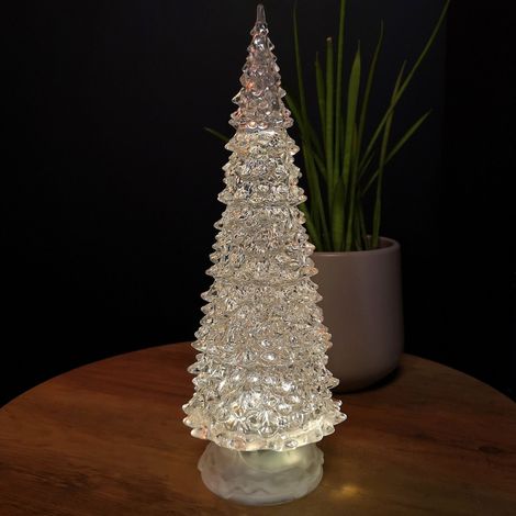 30cm Dual Power LED Water Spinner Christmas Tree With Warm White LEDs (1/5)