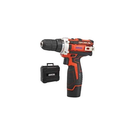 Trapano avvitatore mandrino 10 mm batteria litio 10,8V 1,3Ah - EXCEL
