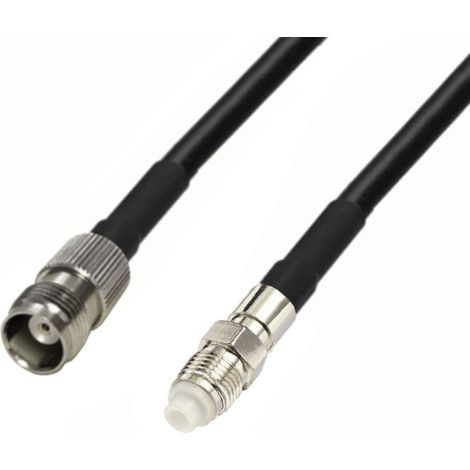 Cavo antenna con connettore FME / connettore TNC RG58, 1 m
