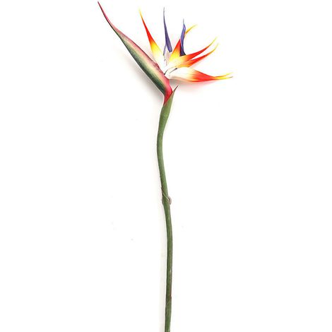 Composition florale artificielle d'oiseaux de paradis et d'hespérimes, décoration pour la maison (1/5)