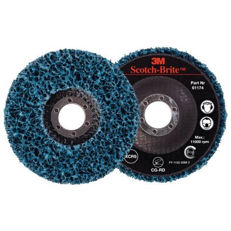Disque de nettoyage grossier CG-RD Ø115x22mm ext.coarse perçage.22,23mm 3M (Par 10)