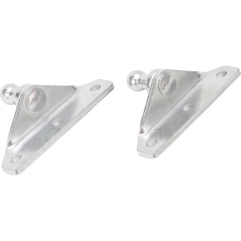 Paire de vérins à gaz à ressort M10 rotule femelle, acier zingué, pour camping-cars, caravanes, ateliers et domicile (1/5)
