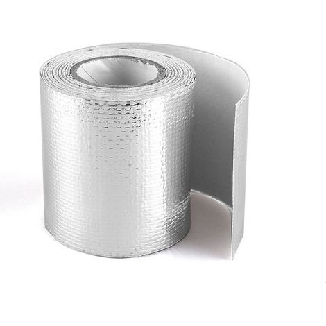 Bande d'échappement thermique auto-adhésive 5m – Isolant de chaleur réfléchissant – Protection jusqu'à 450°C – Pour moteur et habitacle (1/3)