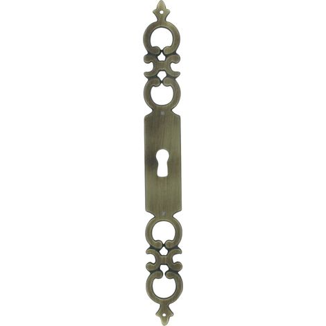 Entrée de clé zamak 344 vieux laiton 185mm BROS 344Z4