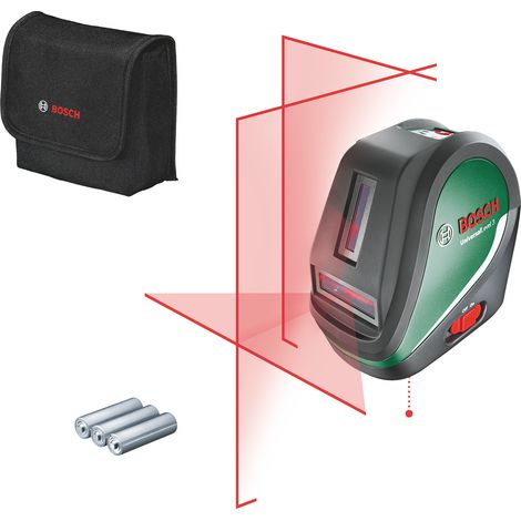 BOSCH DIY UNIVERSALLEVEL 3 AA batteries Cross line laser