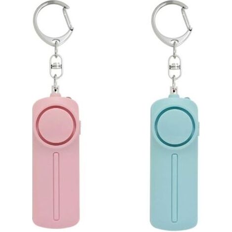 Topsense Sirène d'alarme personnelle d'autodéfense - Porte-clés d'alarme d'urgence puissant 130 dB avec lumière LED - Dispositifs de protection personnelle de sécurité pour femmes filles enfants et pe (1/5)