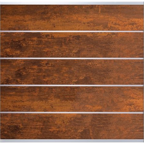 FARÖ-Serie HPL-Steckzaunsystem 1792x1775mm, Zaunset DEKO-ROST