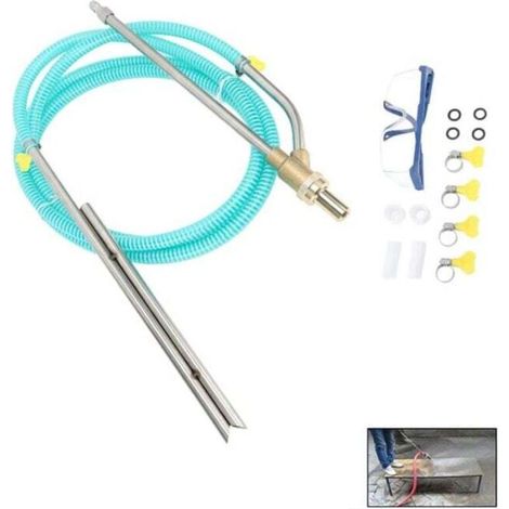 3M Dispositif d'hydrosablage.Kit de sablage haute pression.Maison Haute Pression Lance Voiture Rondelle Humide Sablage Kit pour Véhicule Nettoyage、Enlève Dirt & Rouille