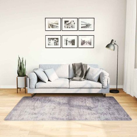 Teppich Waschbar Grau 120x180 cm