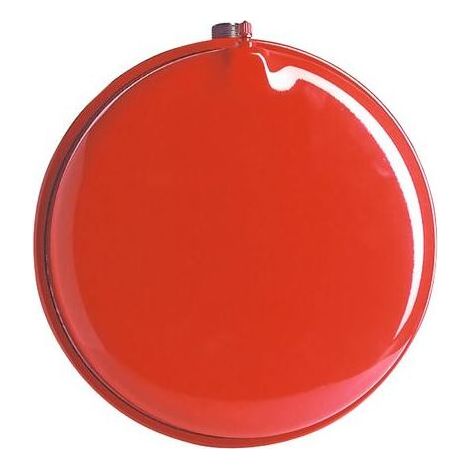 Vase d'expansion rond plat à membrane 6 litres – Pré-gonflage 1,5 bar – Pression max 3 bars – Température -10 à +90°C – Raccordement mâle 20/27