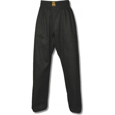 Pantaloni da allenamento Krav Maga neri, 140 cm, 100% cotone (1/2)