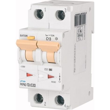 Disj. diff. 2X13A 300mA type AC/ cbe C 000111629 EATON PKPM2-13/2/C/03