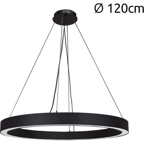 Lámpara de techo colgante LineX Circle LED 80W 120d negro (1/3)