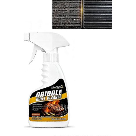Spray nettoyant pour barbecue 100 ml, dégraissant puissant pour plaques de cuisson, grils, plaques de cuisson et moules à pâtisserie, nettoyant multi-surfaces (1 pièce) (1/4)