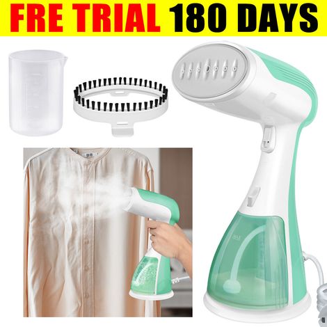 Portable Handheld Garment Clothes Steamer Travel Wrinkle Remove Large Water Tank (1/5)