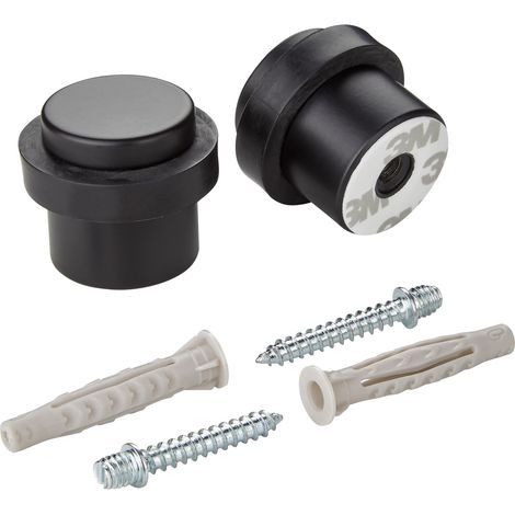 Türstopper STOPPER Ø 36 mm Höhe 32 mm schwarz matt (1/5)