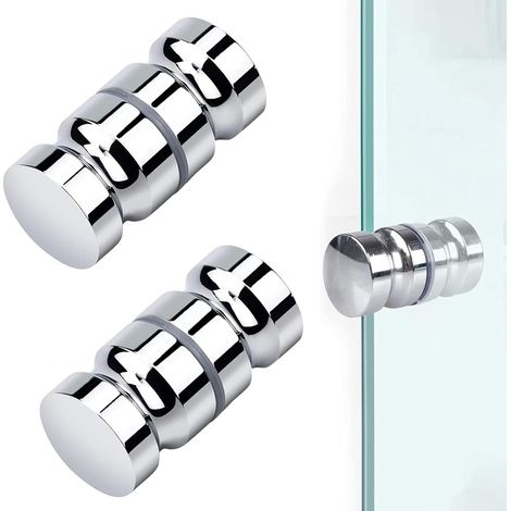 pezzi maniglie per porta doccia, pomello rotondo per porta doccia, pomello in vetro per porta doccia, maniglia per porta doccia scorrevole, per cucina, bagno