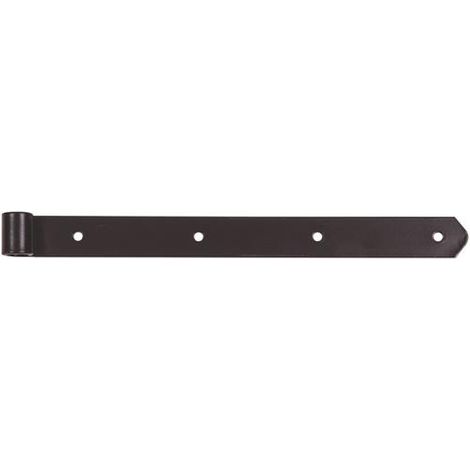 GAH Ladenband Länge 400 mmStahl schwarz kunststoffbeschich. gerundet