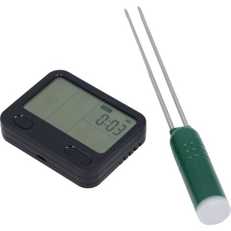 Humidimètre de sol 4 en 1 professionnel haute précision avec pH-mètre, affichage LCD numérique et alarme d'humidité pour jardin, ferme, intérieur et extérieur (1/5)