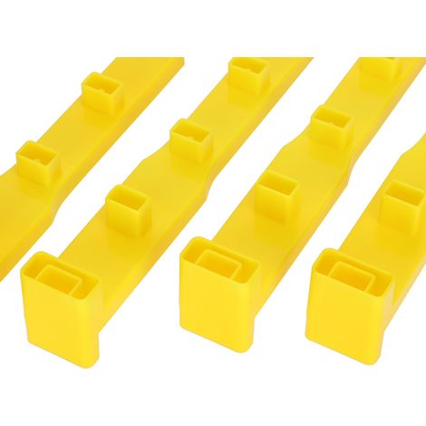 [Marco para celdas reales] Poste de soporte para cría de reinas, 4 piezas, accesorio de apicultura de plástico resistente, sistema de reproducción (1/5)