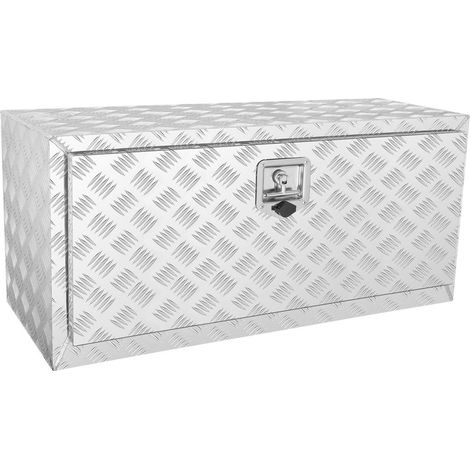 Boîte à Outils Sous-Châssis VEVOR Coffre de Rangement en Aluminium 91,4 x 43 x 46 cm pour Camion Remorque (1/5)