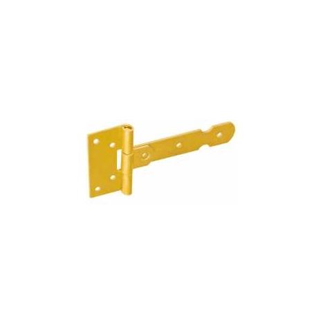 Cerniera per cancello leggera DOMAX, goffrata, 100x32x15mm