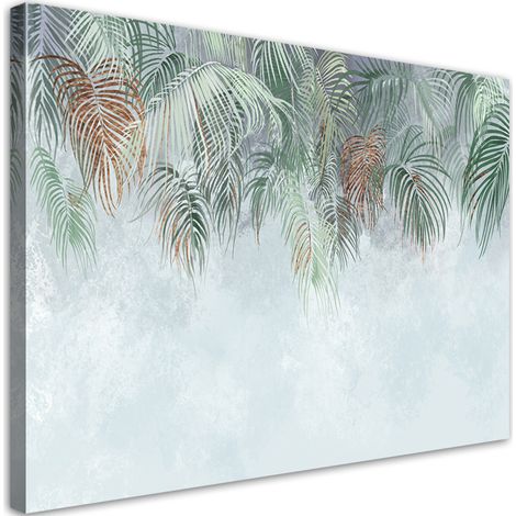Tableau sur toile Feuilles de palmier 60x40 (1/5)