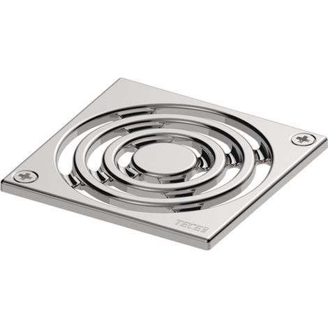 TECEdrainpoint S Grille design, acier inoxydable, 100mm, à
