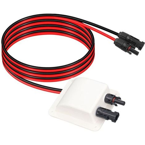 m wasserdichte Solarkabelverschraubung 10 AWG mit Stecker für Wohnwagen, Boot und Wohnmobil (1/4)