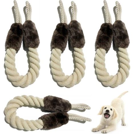 Lot de 4 Butée de porte, Cordon en coton, Protection doigts, Pour enfants et animaux, Portes intérieures et lourdes (1/5)