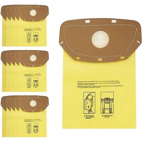 16 sacs aspirateurs à col scellé AH10232 pour aspirateur dorsal sans fil Hoover Commercial Residential MPWR 40V CH93619 CH93600 (1/5)